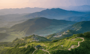 진안고원길 트레킹 명소 전경